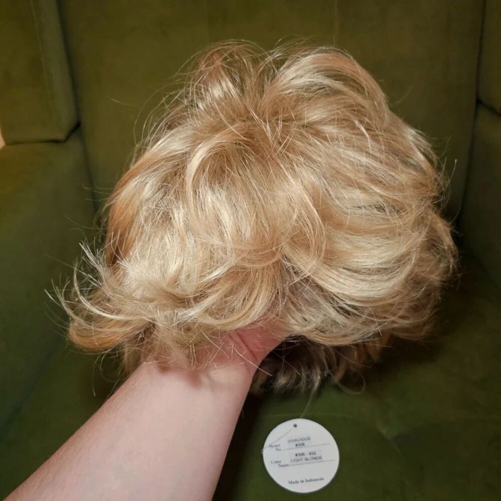 Toni Brattin Wig Vivacious #306, Light Blonde #306-932 - Short Wavy Natural Hair